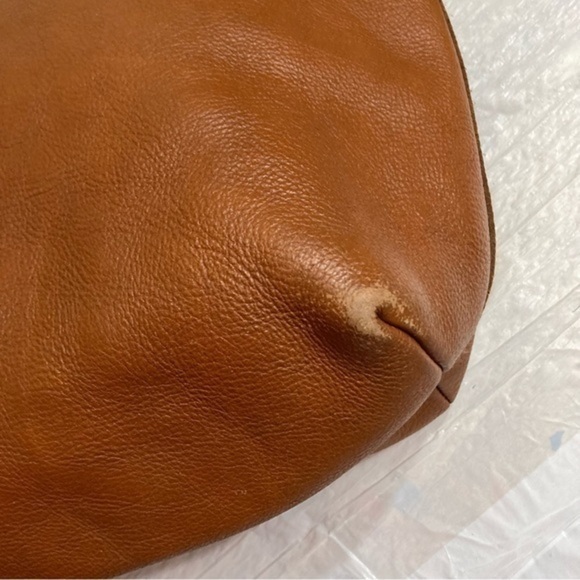 Madewell weathered brown leather tote bag - Picture 7 of 14